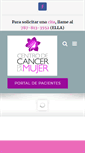 Mobile Screenshot of centrocancerdemujer.com